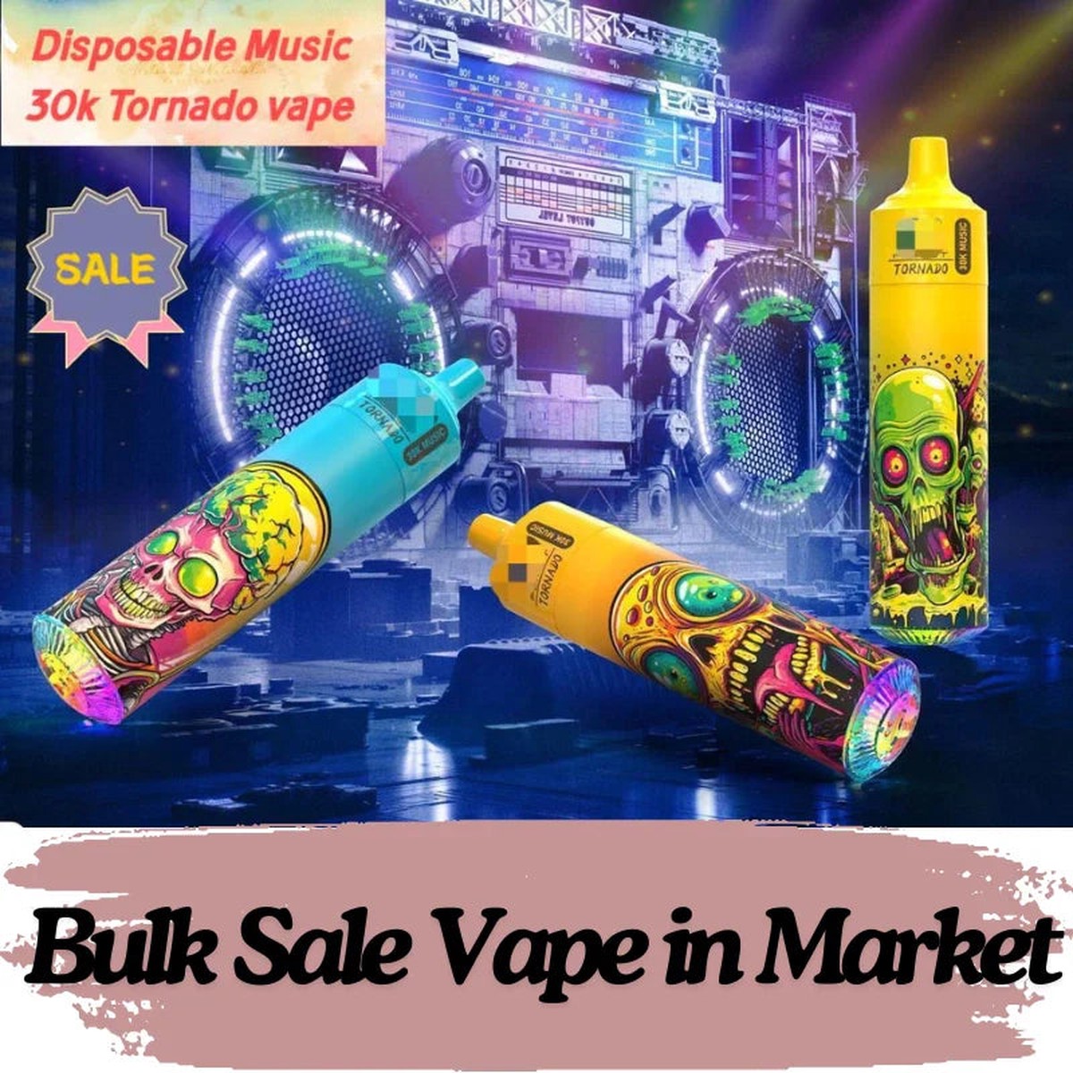 Music Tornado 30000 Wholesale Discount Sale Vape