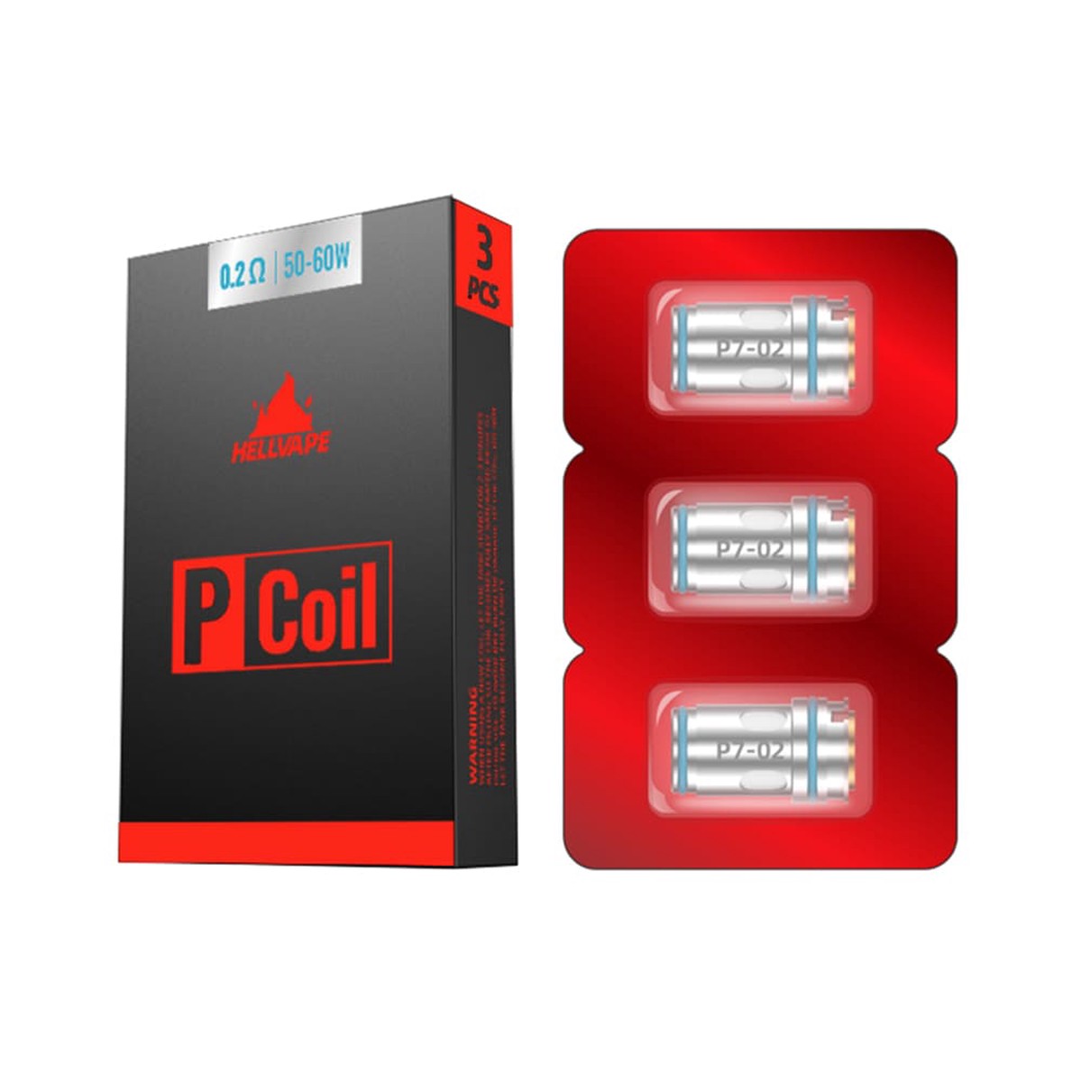 HELLVAPE P Coil Hellbeast 2 - Pack de 3 Rsistances