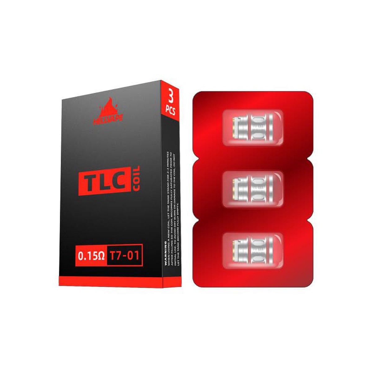 HELLVAPE TLC T7 Coil - Pack de 3 Rsistances
