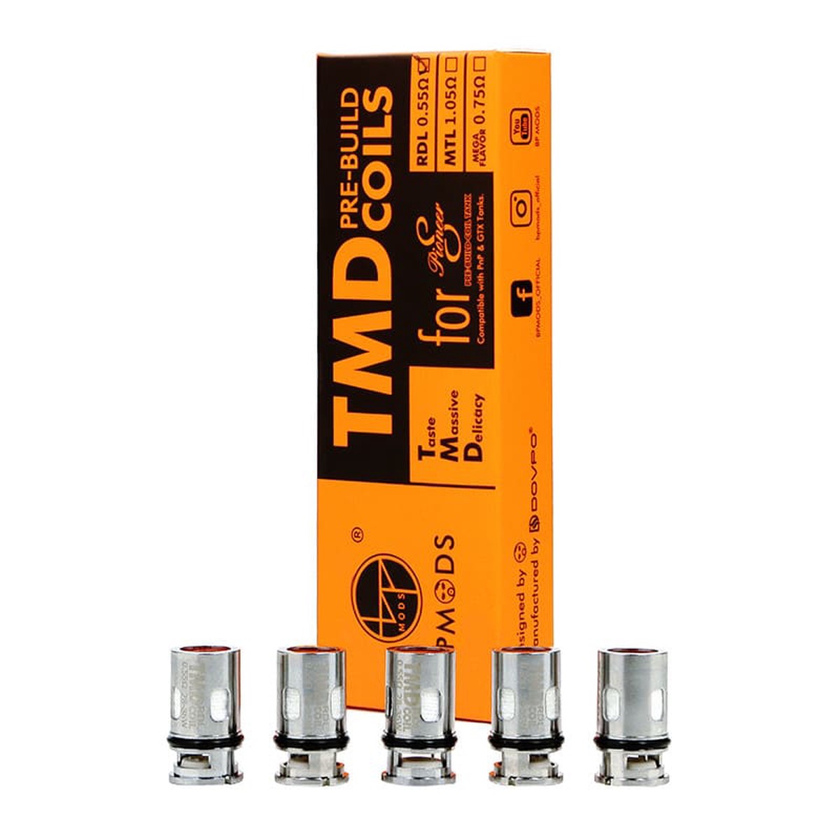 Hot Sale BP MODS TMD Pro - Pack de 5 Rsistances