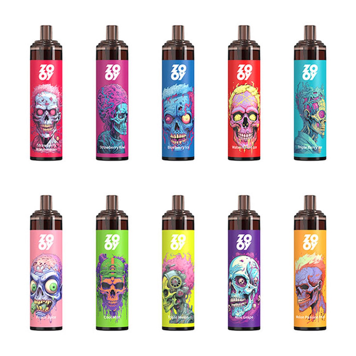 ZOOY TORNADO 16000 Puffs Disposable E-Cigarette 26ml E-Liquid, Mesh Coil, Rechargeable, Adjustable Airflow