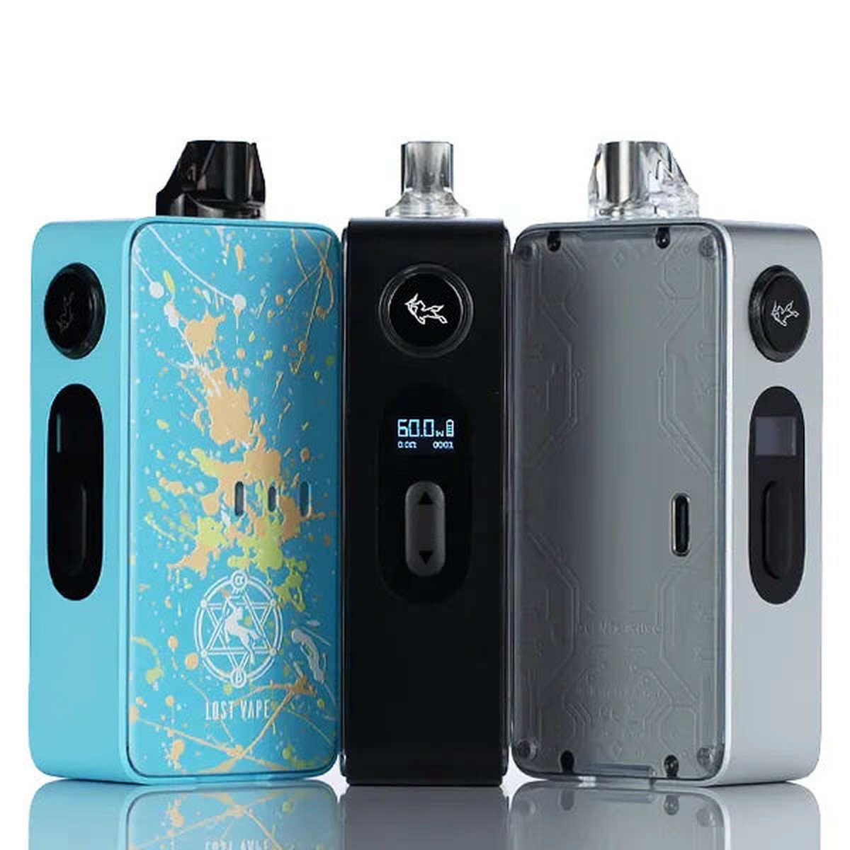 Lost Vape Centaurus B60 60W LiPo Boro Box Mod AIO Kit | Online Vape Shop