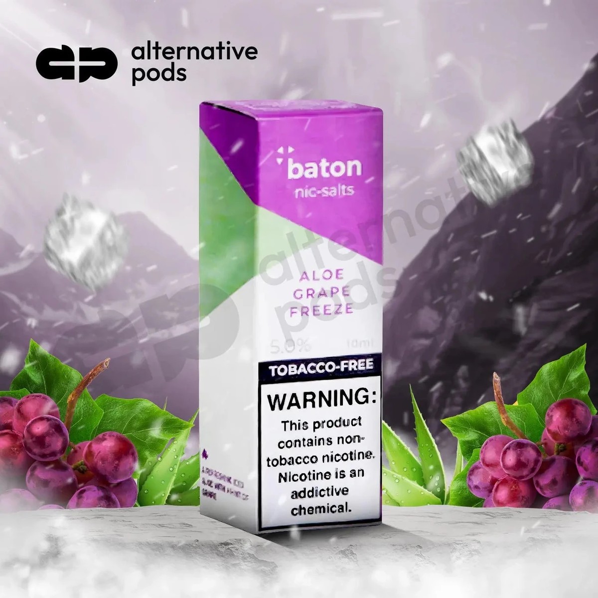 Baton Nic Salts Synthetic Nicotine Salt E-Liquid 10ML