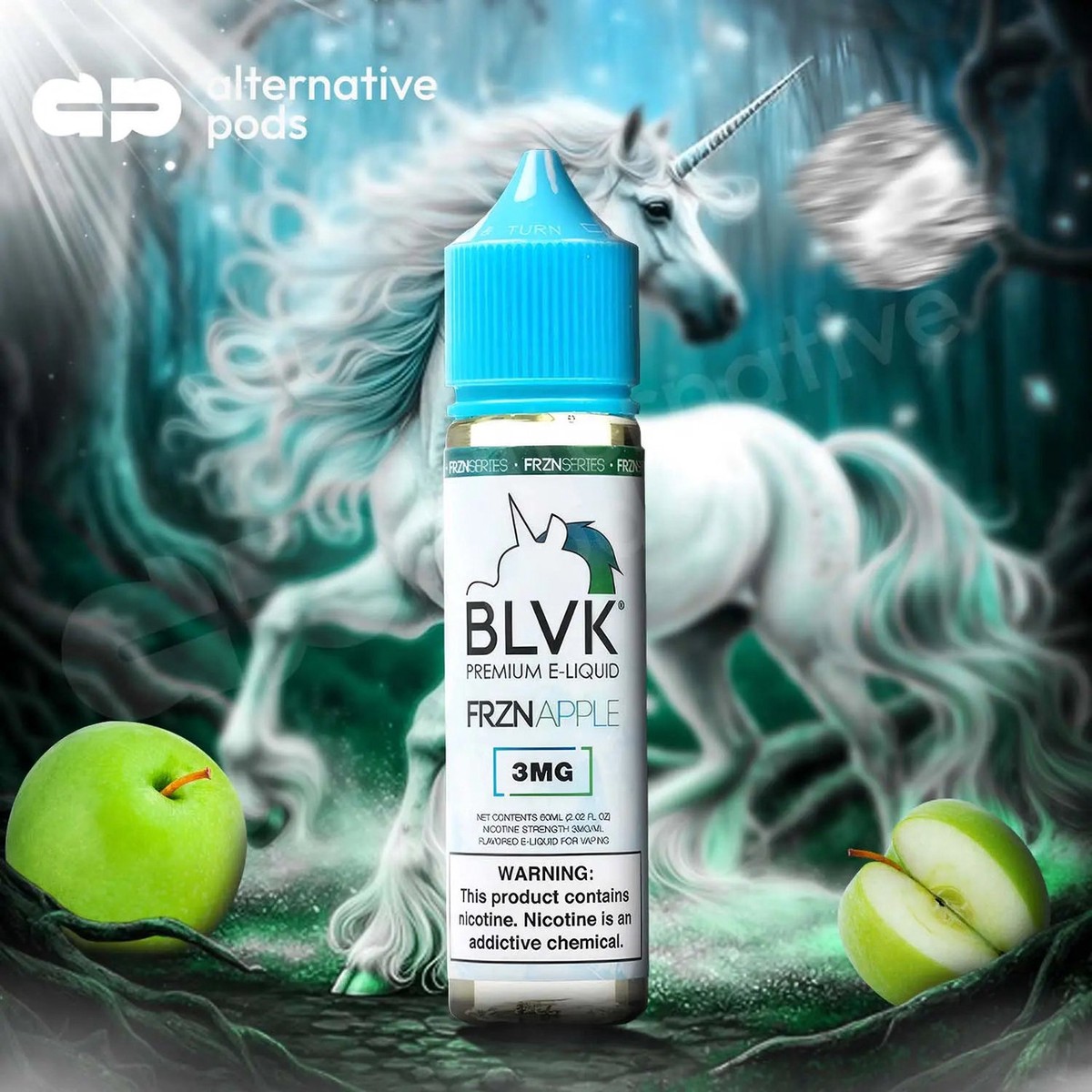 BLVK FRZN Synthetic Nicotine E-Liquid 60ML