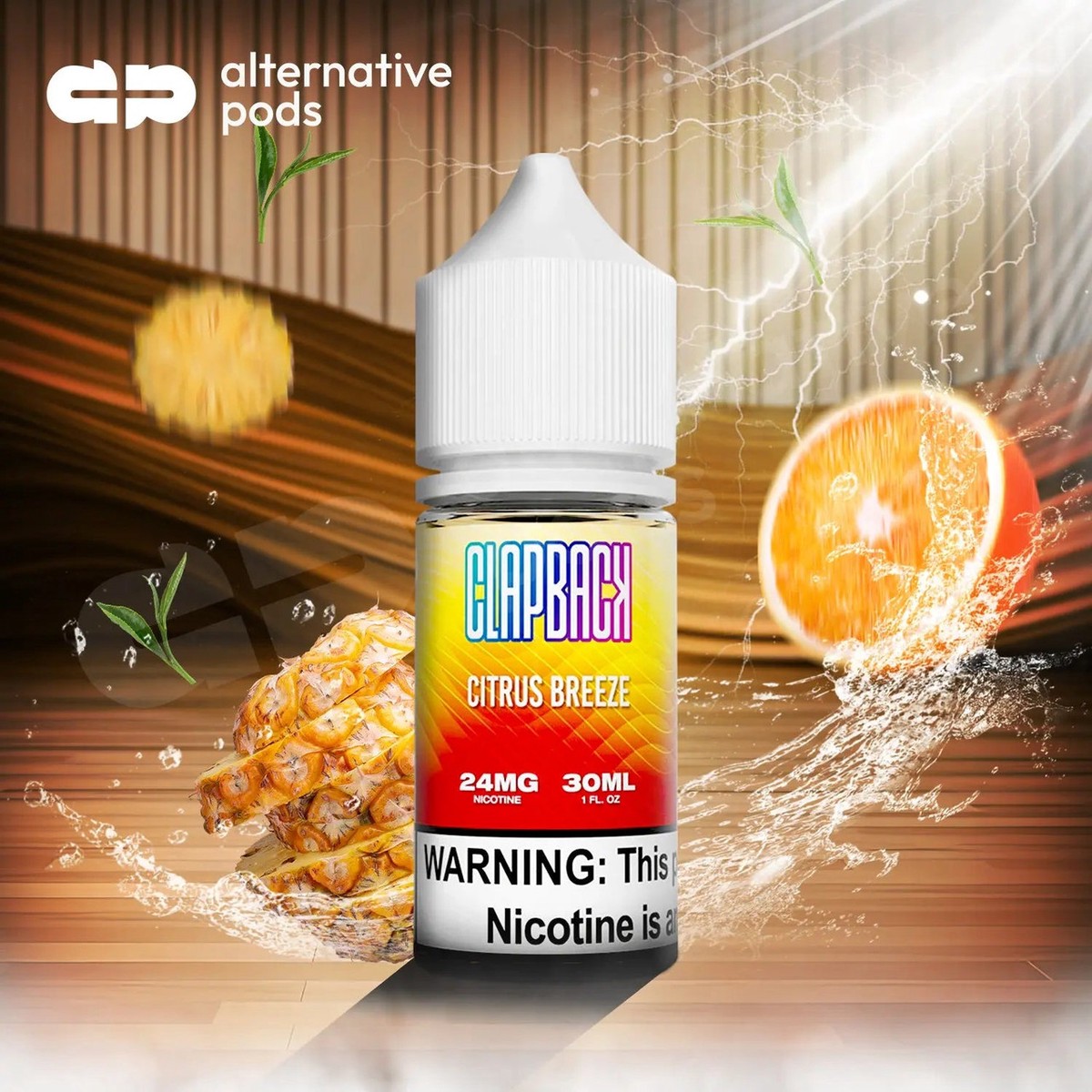 Clapback Nicotine Salt E-Liquid 30ML