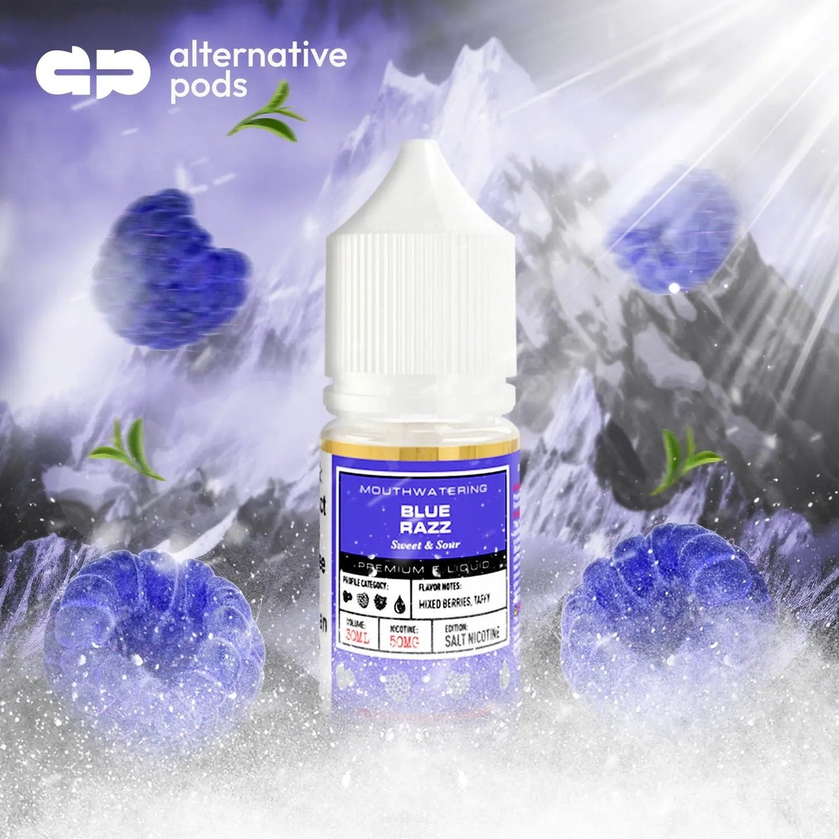 BSX Series Nicotine Salt E-Liquid By Glas 30ML - TFN
