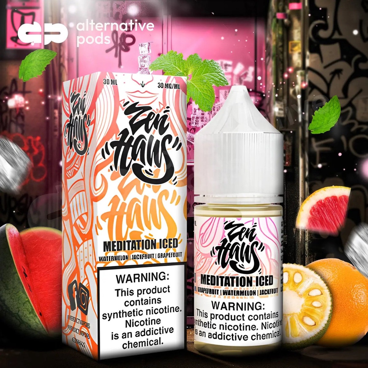 Zen Haus Synthetic Salt Nicotine E-Liquid 30ML