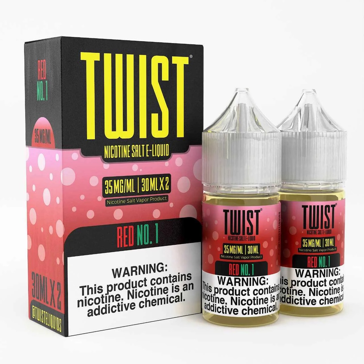 Twist E-Liquids Red No.1 60ml Salt E-Juice