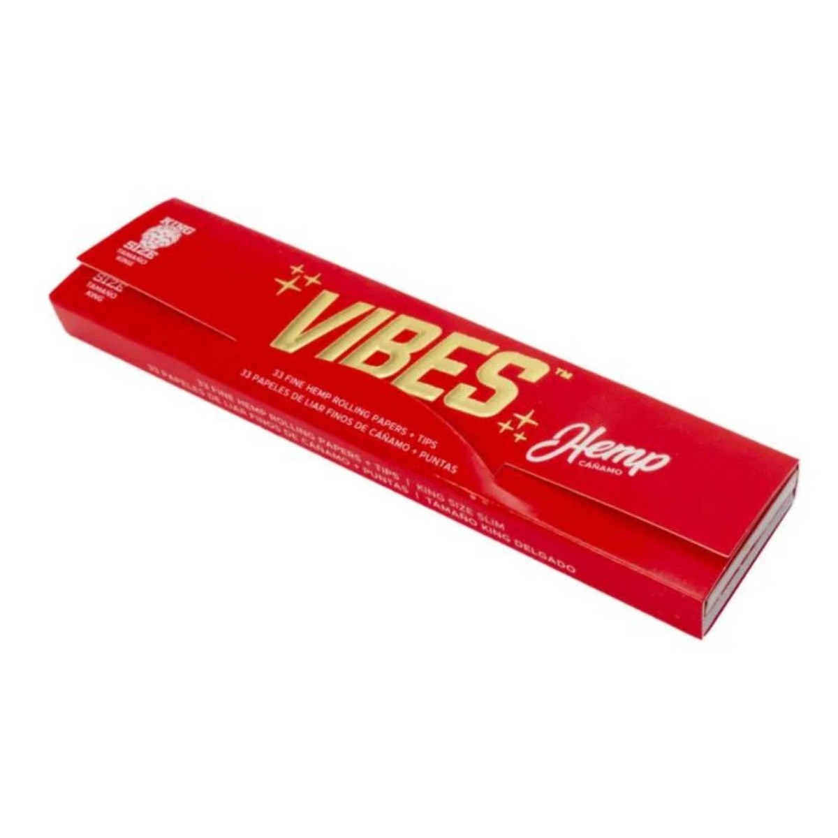 VIBES PAPERS KING SIZE W/TIPS (Pack of 1) - 33COUNT