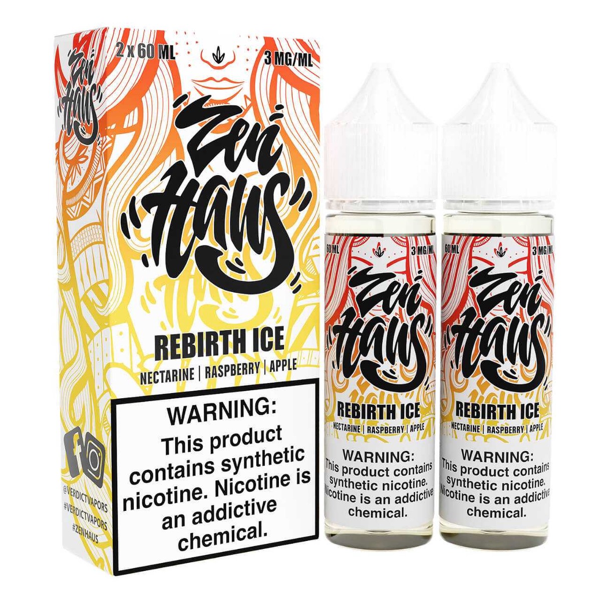 Zen Haus Rebirth Ice 2x60ml E-Juice