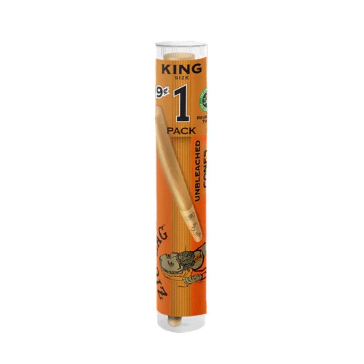 Zig Zag Tubes Cones King Size (Pack of 1)-1COUNT