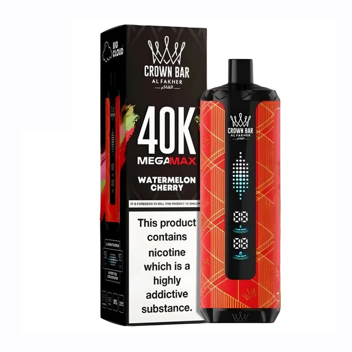 Al Fakher Crown Bar Mega Max 40k Puffs Disposable